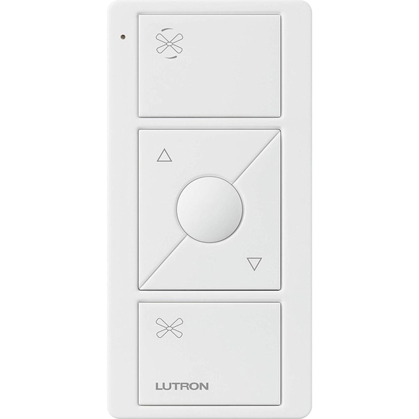 Lutron Pico Remote Smart-Enabled Fan Control White 1 pk